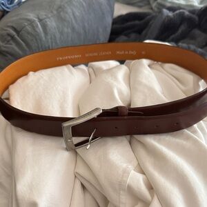 Men's Brown Leather Belt